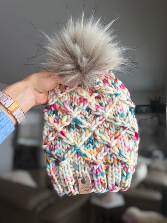 Luxury Super Bulky Halau Beanie in Speckles