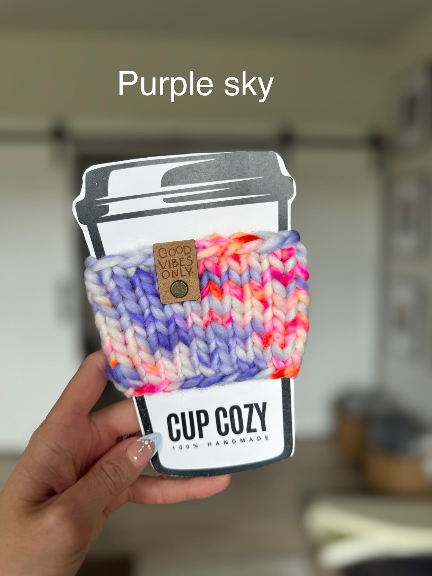 GOOD VIBES ONLY Cup Cozy