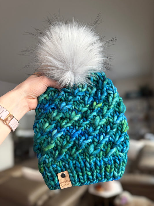 Luxury Adult Crush Beanie in Solis