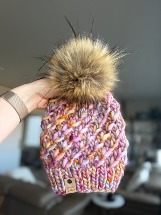 Luxury Adult Crush Beanie in Heart of Gold