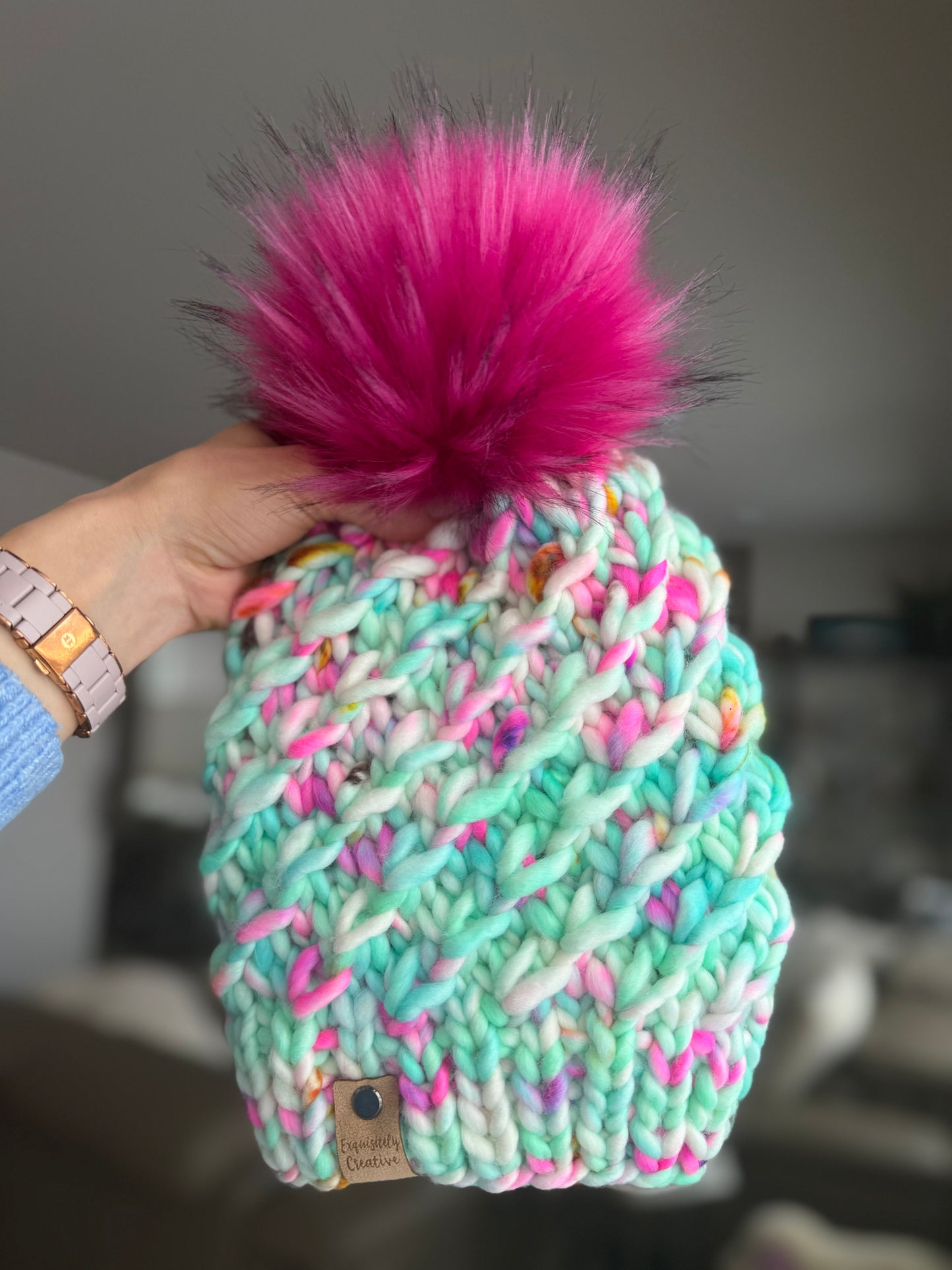 Luxury Adult Crush Beanie in Unicorn