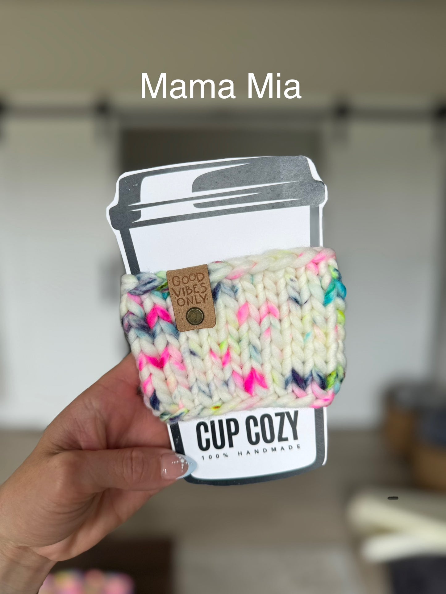 GOOD VIBES ONLY Cup Cozy