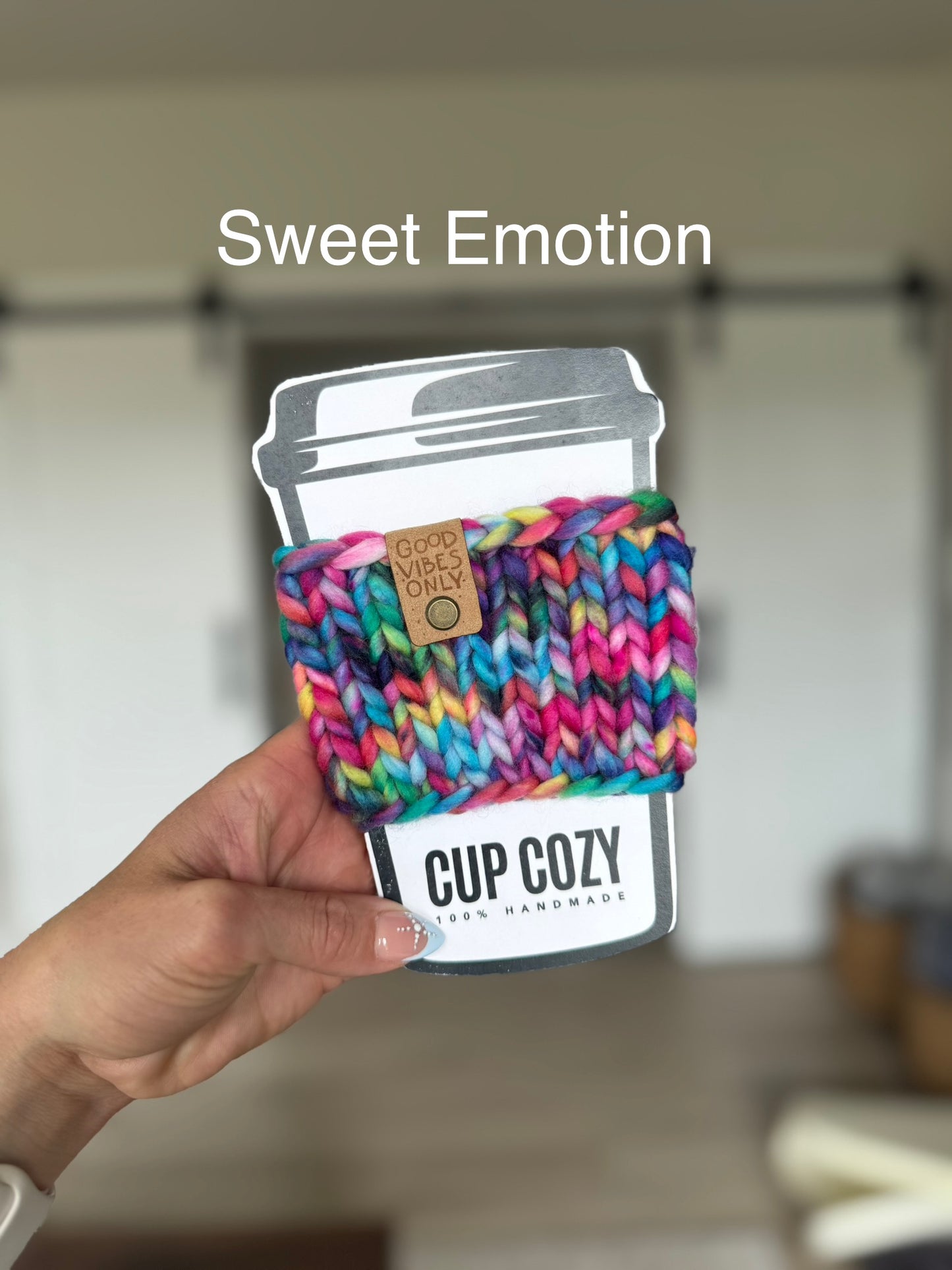 GOOD VIBES ONLY Cup Cozy
