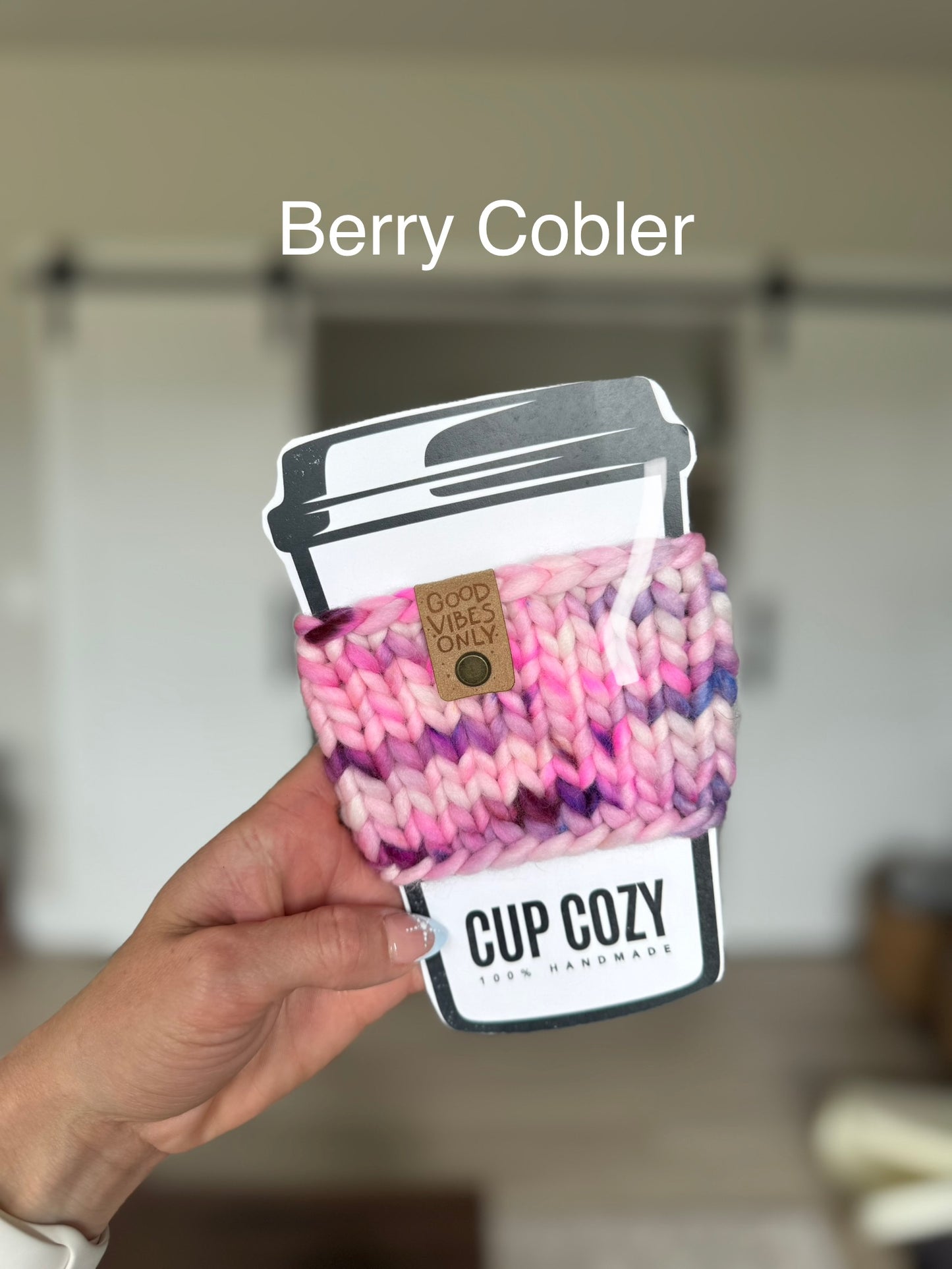 GOOD VIBES ONLY Cup Cozy