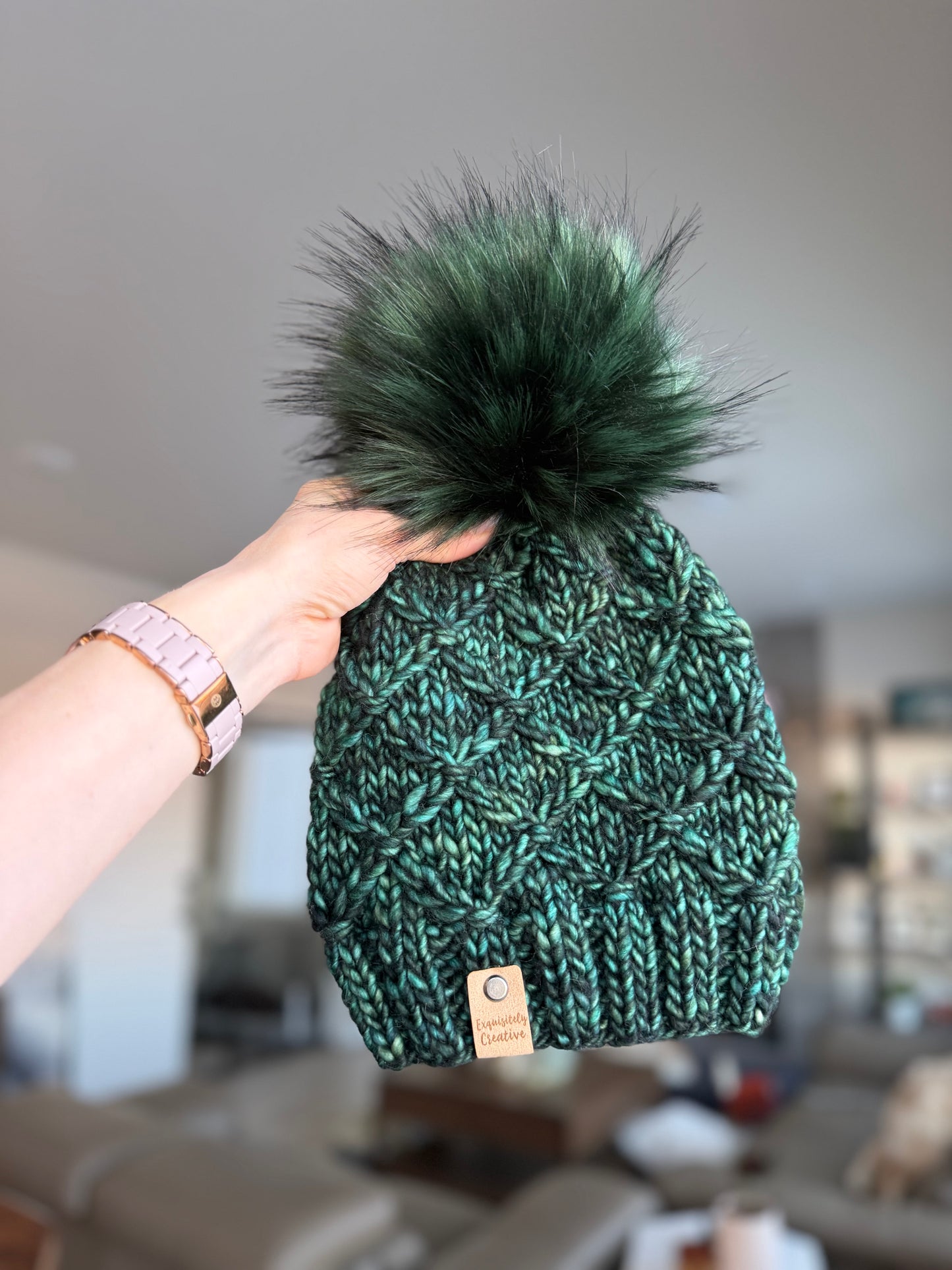 Luxury Adult Halau Beanie in Fiona