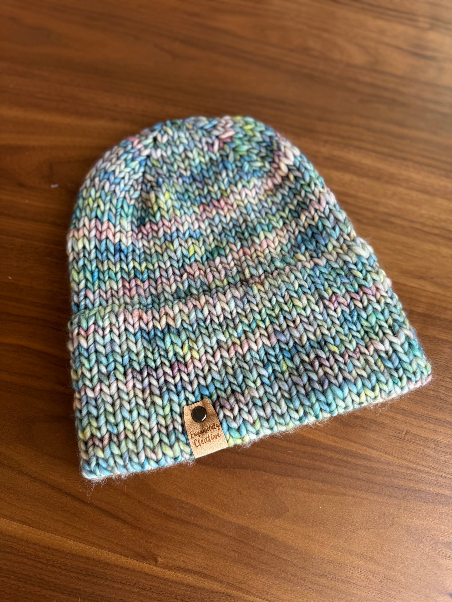 Luxury Adult Jake Beanie in Arapey and Natural