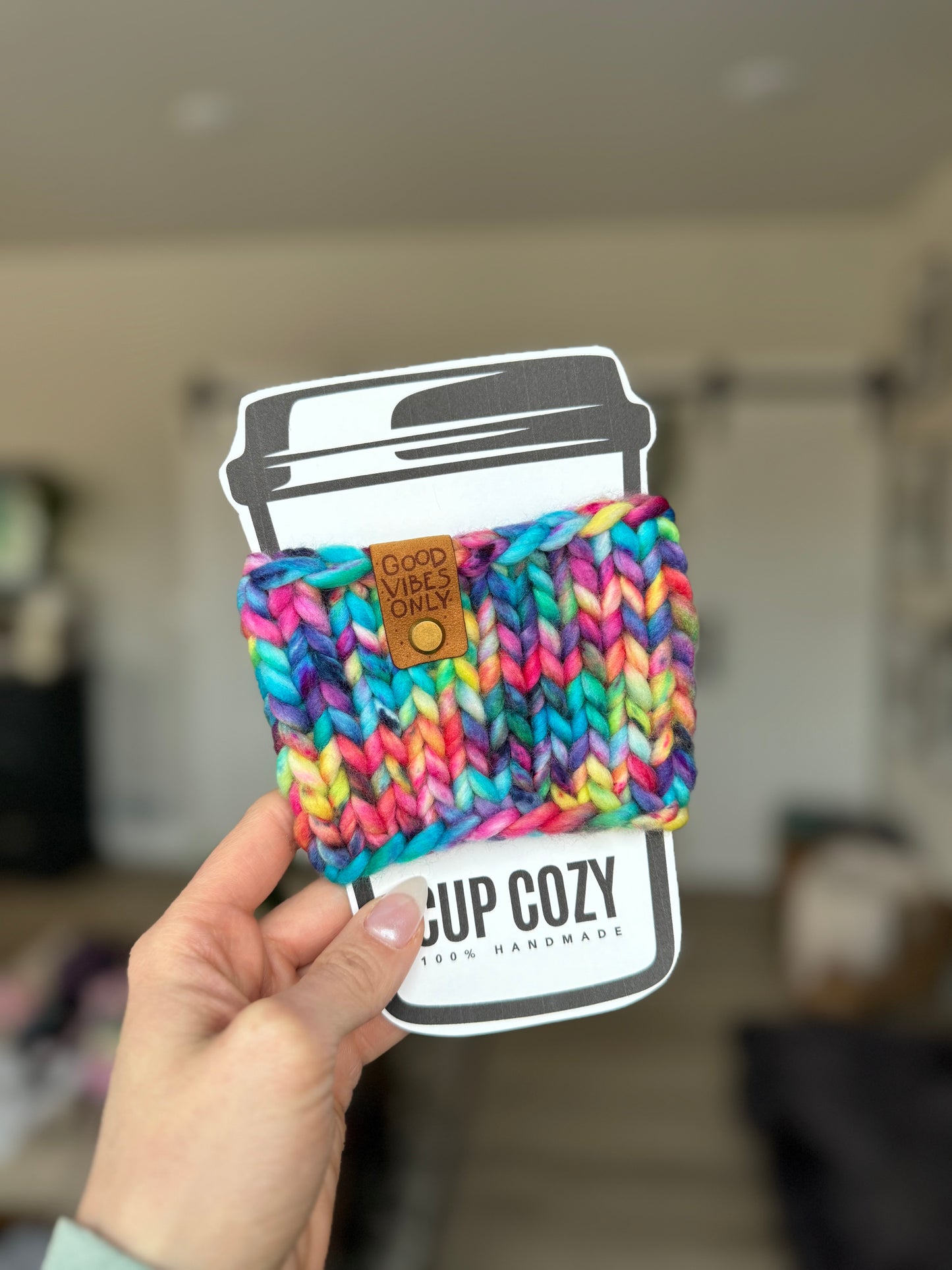 GOOD VIBES ONLY Cup Cozy