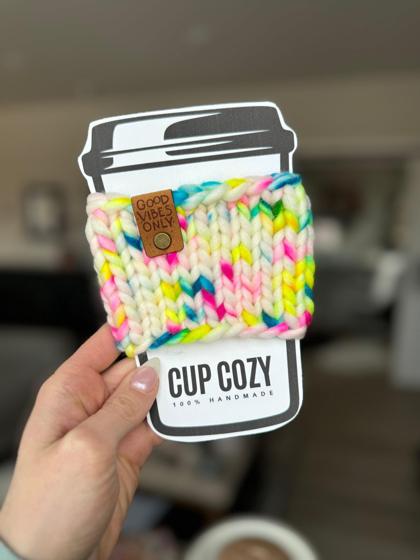 GOOD VIBES ONLY Cup Cozy