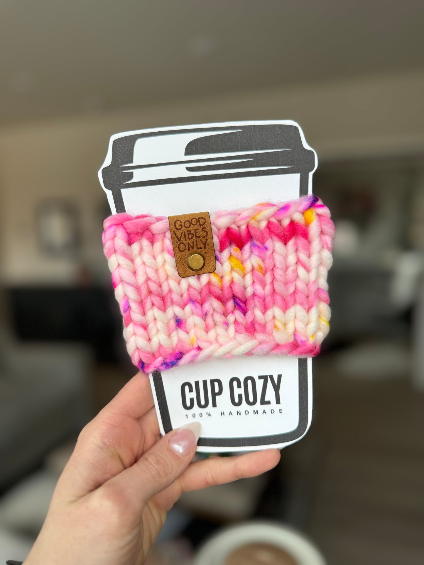 GOOD VIBES ONLY Cup Cozy