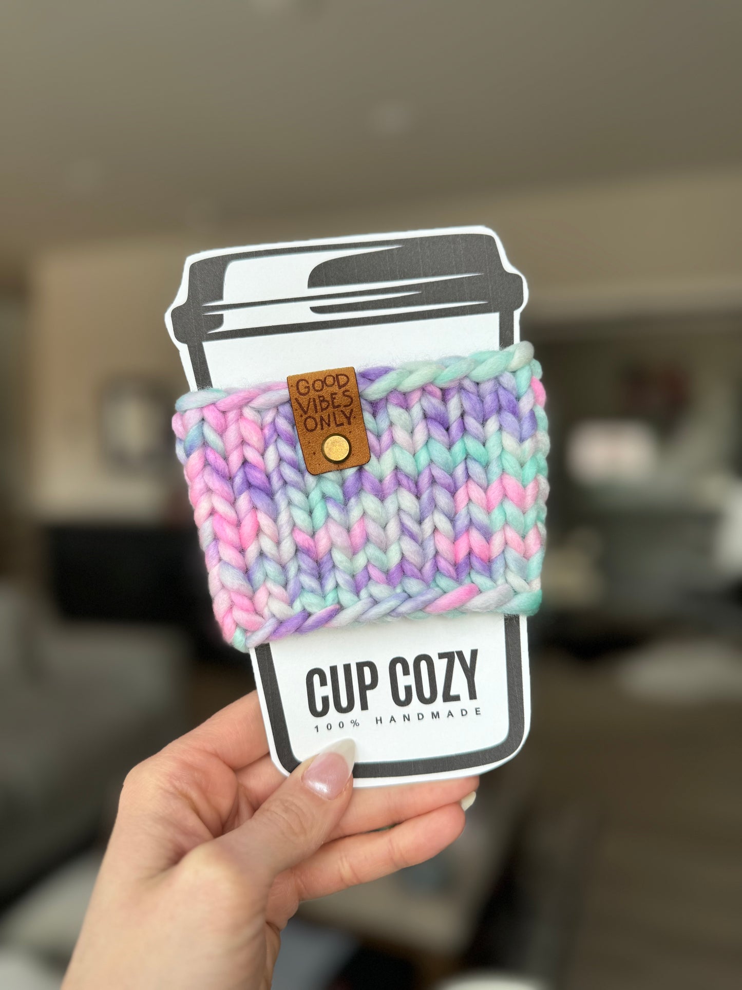 GOOD VIBES ONLY Cup Cozy