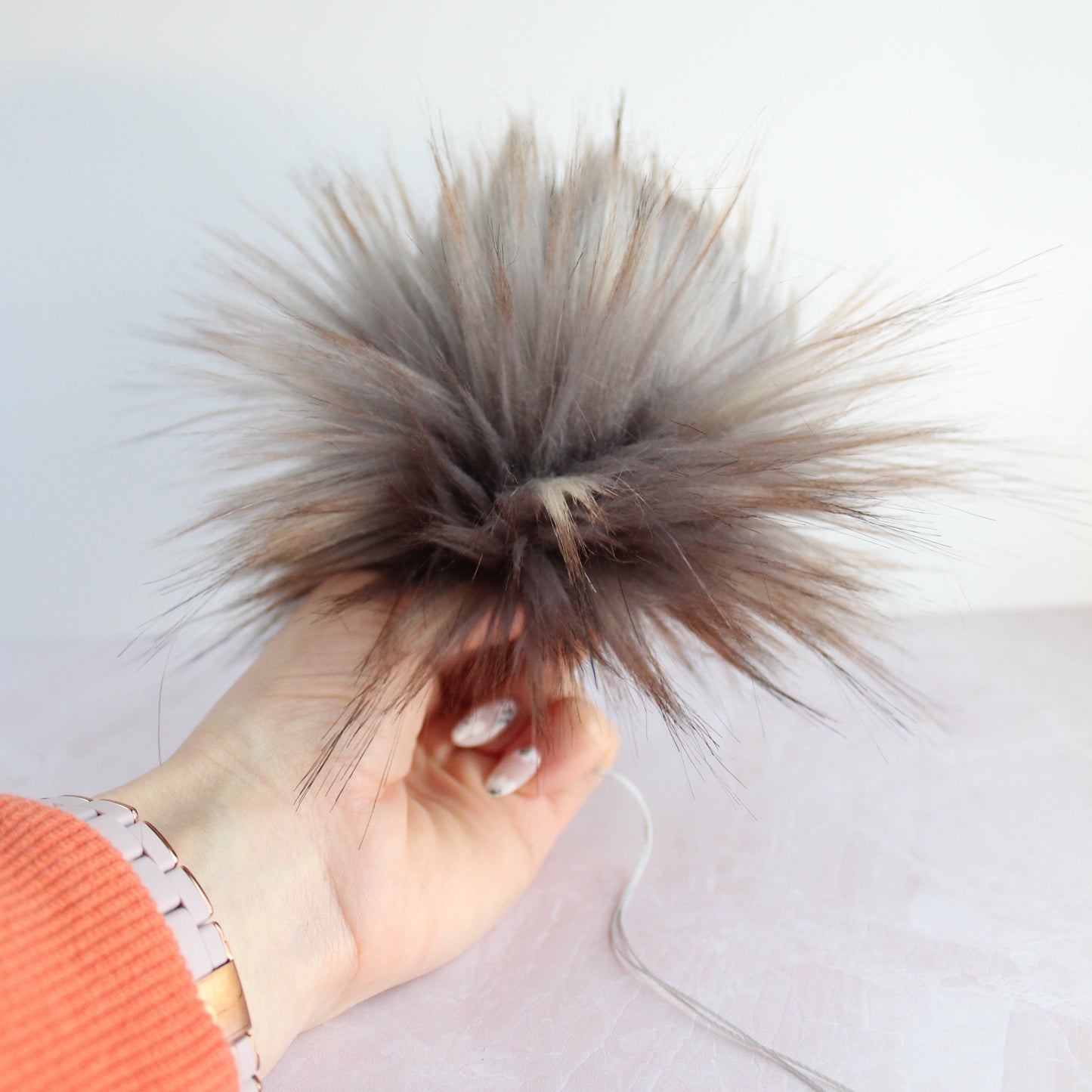 Plume Faux Fur Pom