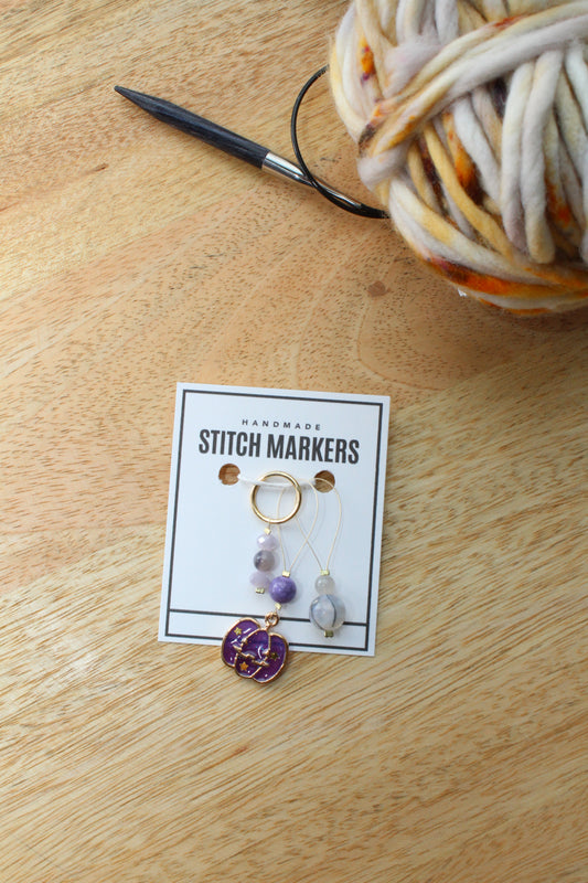 Stitch Marker | Progress Keepers | Knitting Notions | Place Holders | Fall Stitch Markers